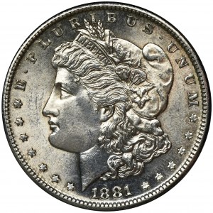 USA, 1 Dolar San Francisco 1881 - typ Morgan