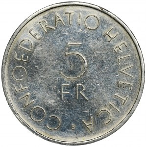 Szwajcaria, 5 Franków Berno 1963 B