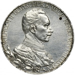 Germany, Prussia, Wilhelm II, 3 Mark Berlin 1913 A