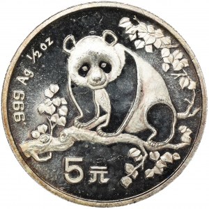 Chiny, 5 Yuan 1993 - Panda