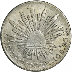 Mexico, Republic, 8 Reales 1869 Zs YH