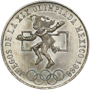 Mexico, Republic, 25 Pesos 1968 - 19th Olympic Games