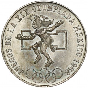 Meksyk, Republika, 25 Pesos 1968 - XIX Igrzyska Olimpijskie