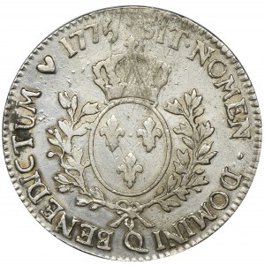 France, Louis XVI, Ecu Perpignan 1775 Q