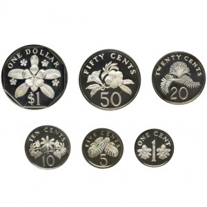 Singapore, Annual Coin Set 1985 - proof (6 pcs.)