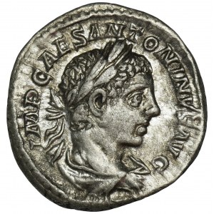 Roman Imperial, Elagabalus, Denarius