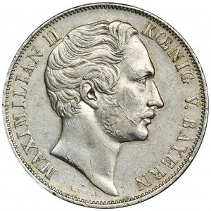 Germany, Bavaria, Maximilian II Joseph, 2 Gulden 1855