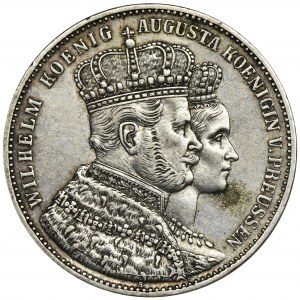 Germany, Kingdom of Prussia, Wilhelm I, Crown Thaler Berlin 1861