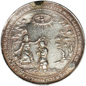 Silesia, Baptism Medal undated Breslau