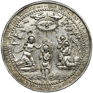 Silesia, Baptism Medal undated Breslau