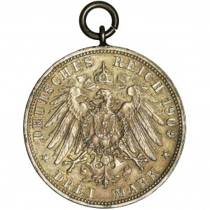 Niemcy, Medal za osiągnięcia - przeróbka 3 Marek 1909