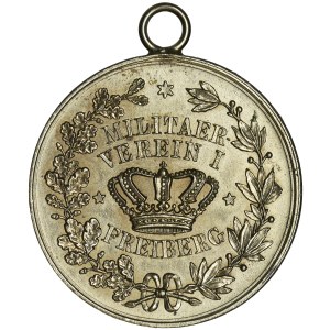 Germany, Saxony, Freiberg Medal, Military Union