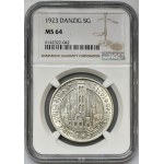 Free City of Danzig, 5 gulden 1923 - NGC MS64