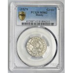 Stephen Batory, Groschen Danzig 1579 - PCGS MS62