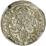 John II Casimir, 6 Groschen Bromberg 1664 AT - NGC MS62