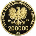 REPLIKA, 200.000 złotych 1987 Jan Paweł II