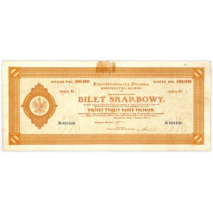 5% Bilet Skarbowy, Serja IV - 500.000 mkp 1923