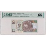 10 złotych 1994 - AA 0000467 - PMG 66 EPQ - niski numer