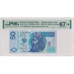 50 złotych 1994 - YB - PMG 67 EPQ ★ - seria zastępcza