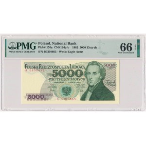 5.000 złotych 1982 - B - PMG 66 EPQ