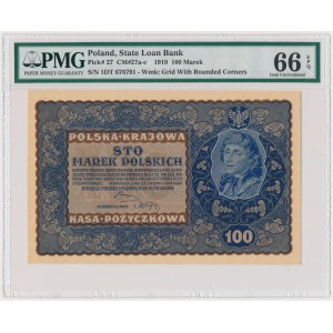100 marek 1919 - ID Serja T - PMG 66 EPQ