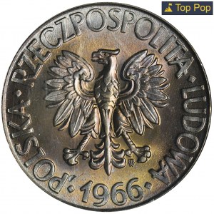 10 złotych 1966 Kościuszko - NGC MS68