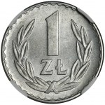 1 złoty 1957 - NGC MS64 - NAJRZADSZY ROCZNIK