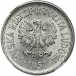 1 złoty 1957 - NGC MS64 - NAJRZADSZY ROCZNIK