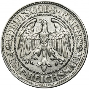 Germany, Weimar Republic, 5 Mark Munich 1927 D