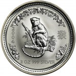 Australia, Elżbieta II, 2 Dolary 2004 Rok Małpy