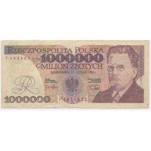 Fałszerstwo, 1 milion złotych 1991 - F -