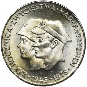 200 złotych 1975 Zwycięstwo nad Faszyzmem - NGC MS66