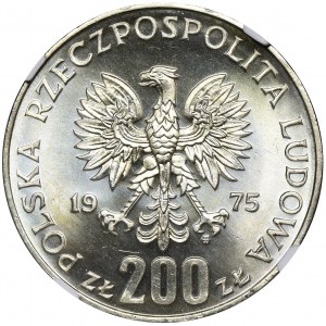 200 złotych 1975 Zwycięstwo nad Faszyzmem - NGC MS66