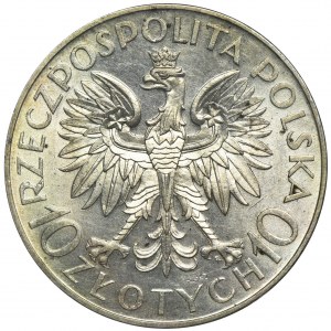 Traugutt, 10 złotych 1933 - PCGS MS62
