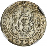 Sigismund III Vasa, 1/4 Thaler Danzig 1618 - NGC MS64