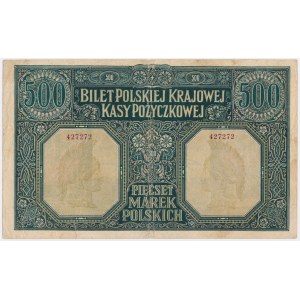 500 marek 1919 - DYREKCJA - ŁADNA