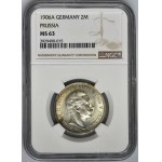 Germany, Kingdom of Prussia, Wilhelm II, 2 Mark Berlin 1906 A - NGC MS63