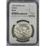 Germany, City of Bremen, 5 Marek Hamburg 1906 J - NGC MS62 - RARE