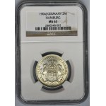 Germany, Hamburg, 2 Mark 1904 J - NGC MS63