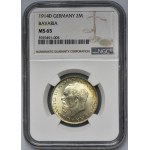 Germany, Bavaria, Ludwig III, 2 Mark Munich 1914 D - NGC MS65