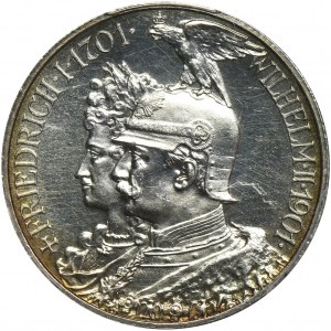 Niemcy, Królestwo Prus, Wilhelm II, 2 Marki Berlin 1901 - PCGS MS63