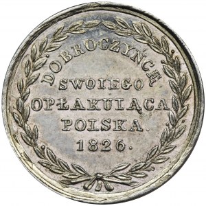 Medal in memory of the death Tsar Alexander I 1826