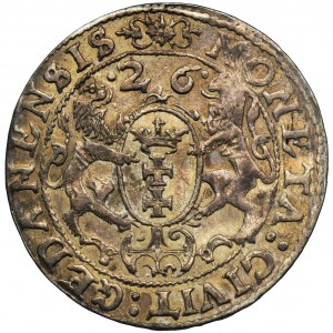 Sigismund III Vasa, 1/4 Thaler Danzig 1626 - PR•