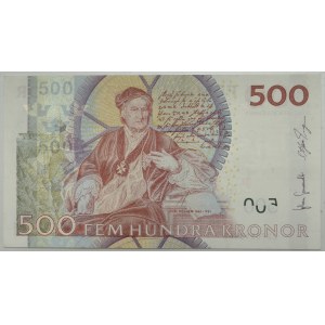 Szwecja, 500 koron 2001-03 - wysoki nominał