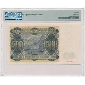 500 złotych 1940 - A - PMG 66 EPQ