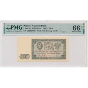 2 złote 1948 - CF - PMG 66 EPQ