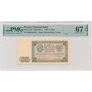 2 złote 1948 - BR - PMG 67 EPQ