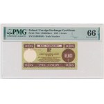 Pewex, 5 centów 1979 - HA - mały - PMG 66 EPQ