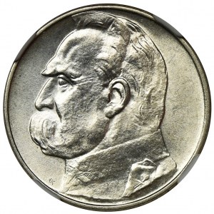 Piłsudski, 2 złote 1934 - NGC MS64