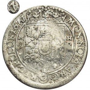 John III Sobieski, 1/4 Thaler Bromberg 1677 MH - RARE
